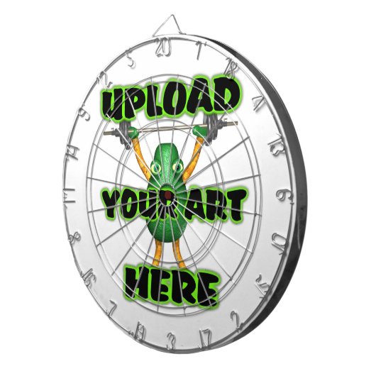 投げ矢板へのアップロードの芸術 ダーツボード (正面右)