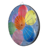 投げ矢板を風船のようにふくらませます ダーツボード (正面右)