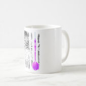 投げ矢 – アメリカヴィンテージダルフール国旗 コーヒーマグカップ (正面右)