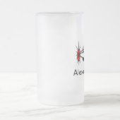 投げ矢 フロストグラスビールジョッキ (中央)