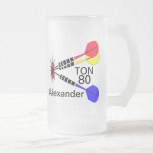 投げ矢 フロストグラスビールジョッキ