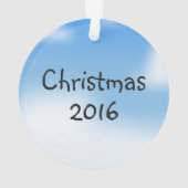 投げ縄のオーナメントを持つパーソナライズなブロンドのカウボーイ オーナメント (裏面)