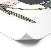 投げ縄のポスターを持つカウボーイ ポスター (角)