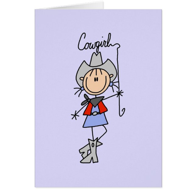 投げ縄の女性のカーボーイのTシャツおよびギフト (正面)