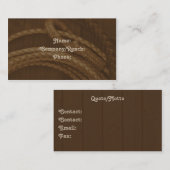 投げ縄の西部の名刺 名刺 (正面/裏面)