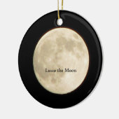 投げ縄月のオーナメント セラミックオーナメント (左)