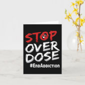 投与量ストップ上の中毒を終える認識度 カード (黄色い花)