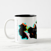 投影的な日のマグを持って下さい ツートーンマグカップ (左)