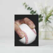 投手は野球を握って手を伸ばす ポストカード (スタンド正面)