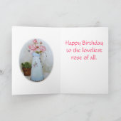 投手フランスのバラ  カード (内部)