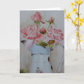 投手フランスのバラ  カード (黄色い花)