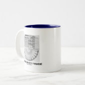 投獄された内部(ジェレミ・ベンサムPanopticon) ツートーンマグカップ (正面左)