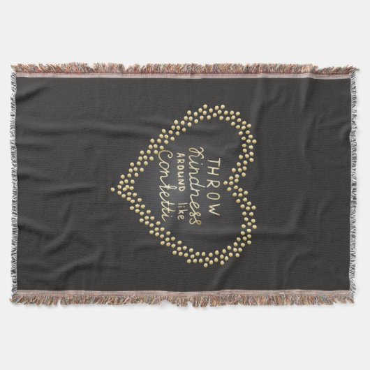 投球の親切さは紙吹雪を好みます スローブランケット (正面)