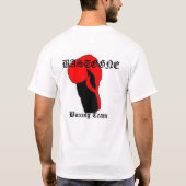 投球手を許可します Tシャツ (裏面)