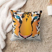 投球PILLOW-TIGER-ORANGE クッション (ブランケット)