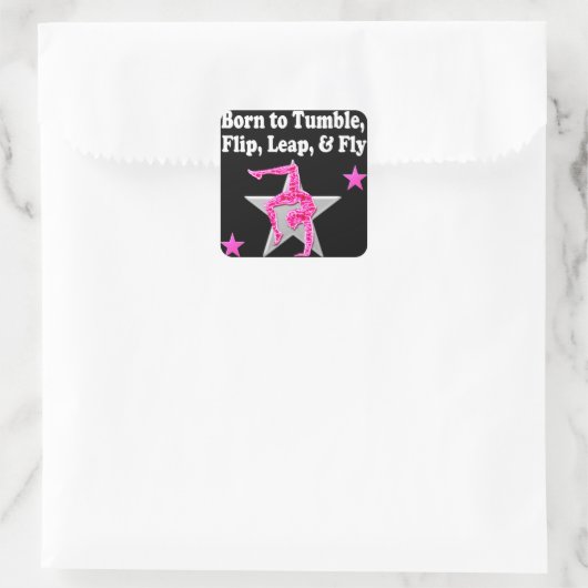 投生まれげ飛び体操選手になる スクエアシール (バッグ)