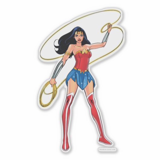 投疑問に思げ縄の女性 – 正義のために戦う シール (正面)