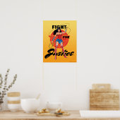 投疑問に思げ縄の女性 – 正義のために戦う ポスター (キッチン)