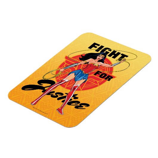 投疑問に思げ縄の女性 – 正義のために戦う マグネット