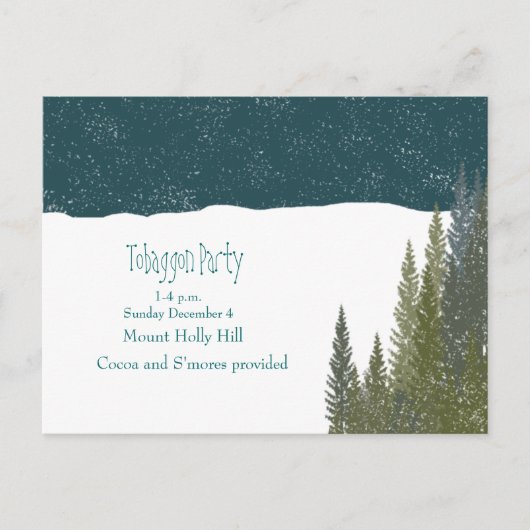 投石準備は？ インビテーションポストカード (正面)