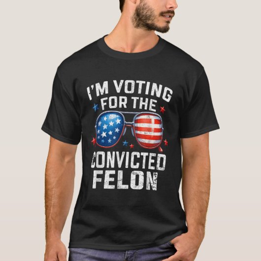 投票おもしろいトランプ2024 Im投票 Tシャツ (正面)