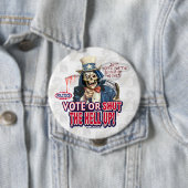 投票か締められたボタン 缶バッジ (インサイチュ)