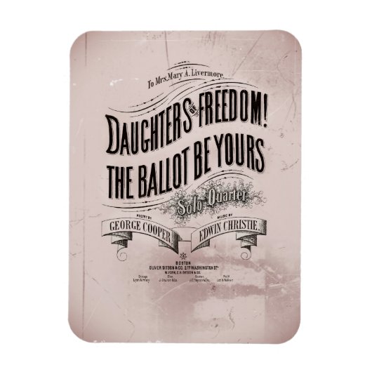 投票が君の娘 マグネット (縦)