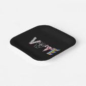 投票が禁止された書籍の生殖権BLM LGBTQ ペーパープレート (傾斜あり)