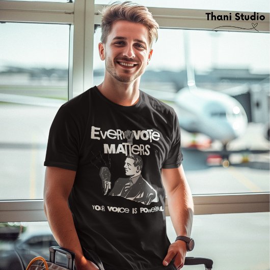 投票が選挙政治白書印刷の問題 Tシャツ