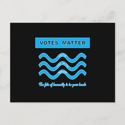 投票が重要だ ポストカード (正面)