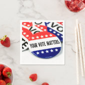 投票が重要な選挙区 スタンダードカクテルナプキン (インサイチュ)