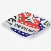 投票が重要な選挙区 ペーパープレート (傾斜あり)