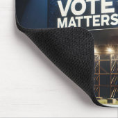 投票が重要ビルボード マウスパッド (コーナー)