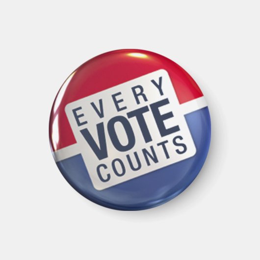 投票ごとに投票磁石が数えられる マグネット (正面)