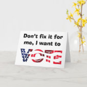 投票したい カード (黄色い花)