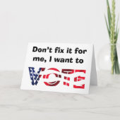 投票したい カード (正面)