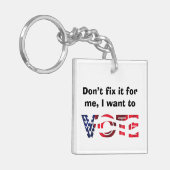 投票したい キーホルダー (正面左)