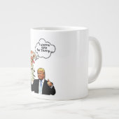 「投票したい」 ジャンボコーヒーマグカップ (正面右)