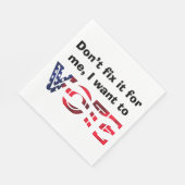 投票したい スタンダードランチョンナプキン (角)