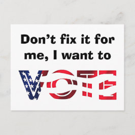 投票したい ポストカード