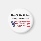 投票したい マグネット (正面)