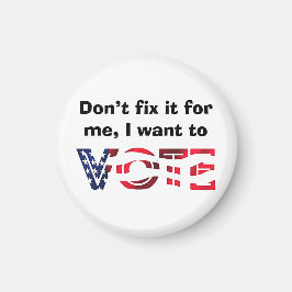 投票したい マグネット