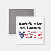 投票したい マグネット (正面/裏面)