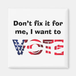 投票したい マグネット