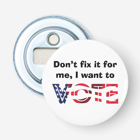 投票したい 栓抜き (正面)