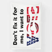 投票したい 横断幕 (縦)