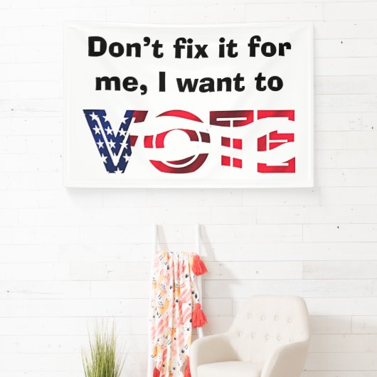 投票したい 横断幕 (インサイチュ)