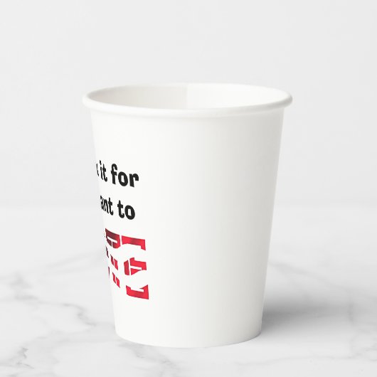 投票したい 紙コップ (左)