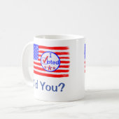 「投票したよな？」 投票権マグ コーヒーマグカップ (正面左)