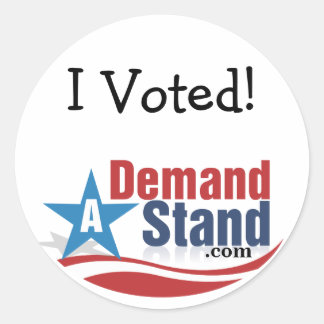 投票した！シール ラウンドシール